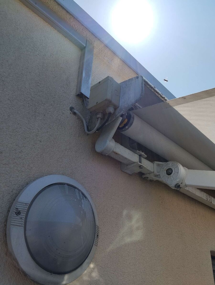 Bee nest at the house remove