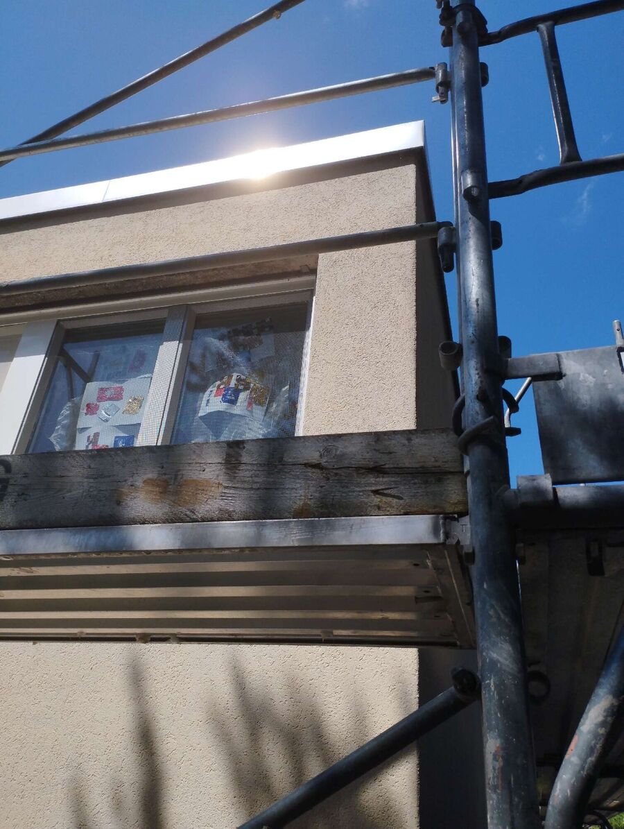 Bee nest at the house remove