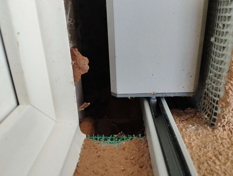 Bee nest at the house remove