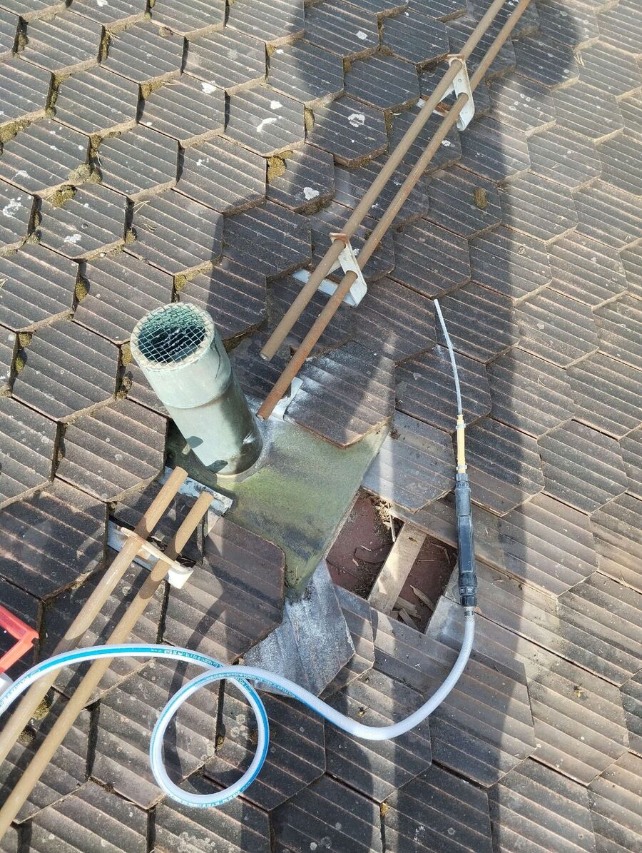 Bee nest at the house remove