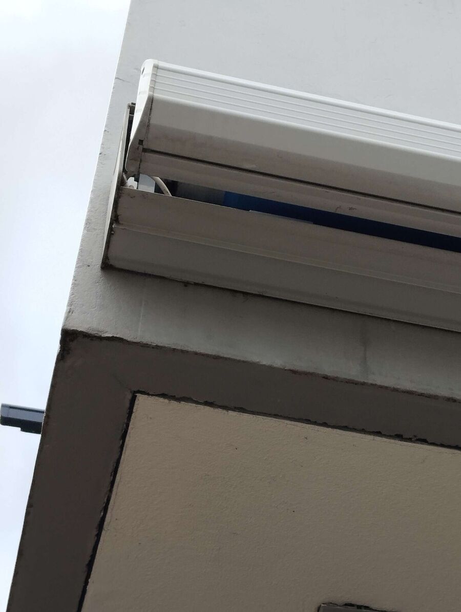 Bee nest at the house remove