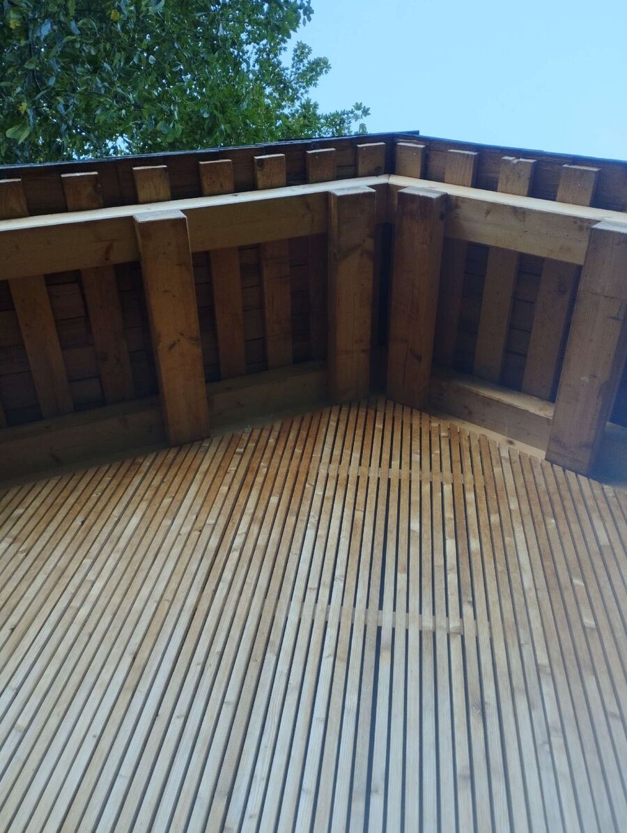 Bee nest at the house remove