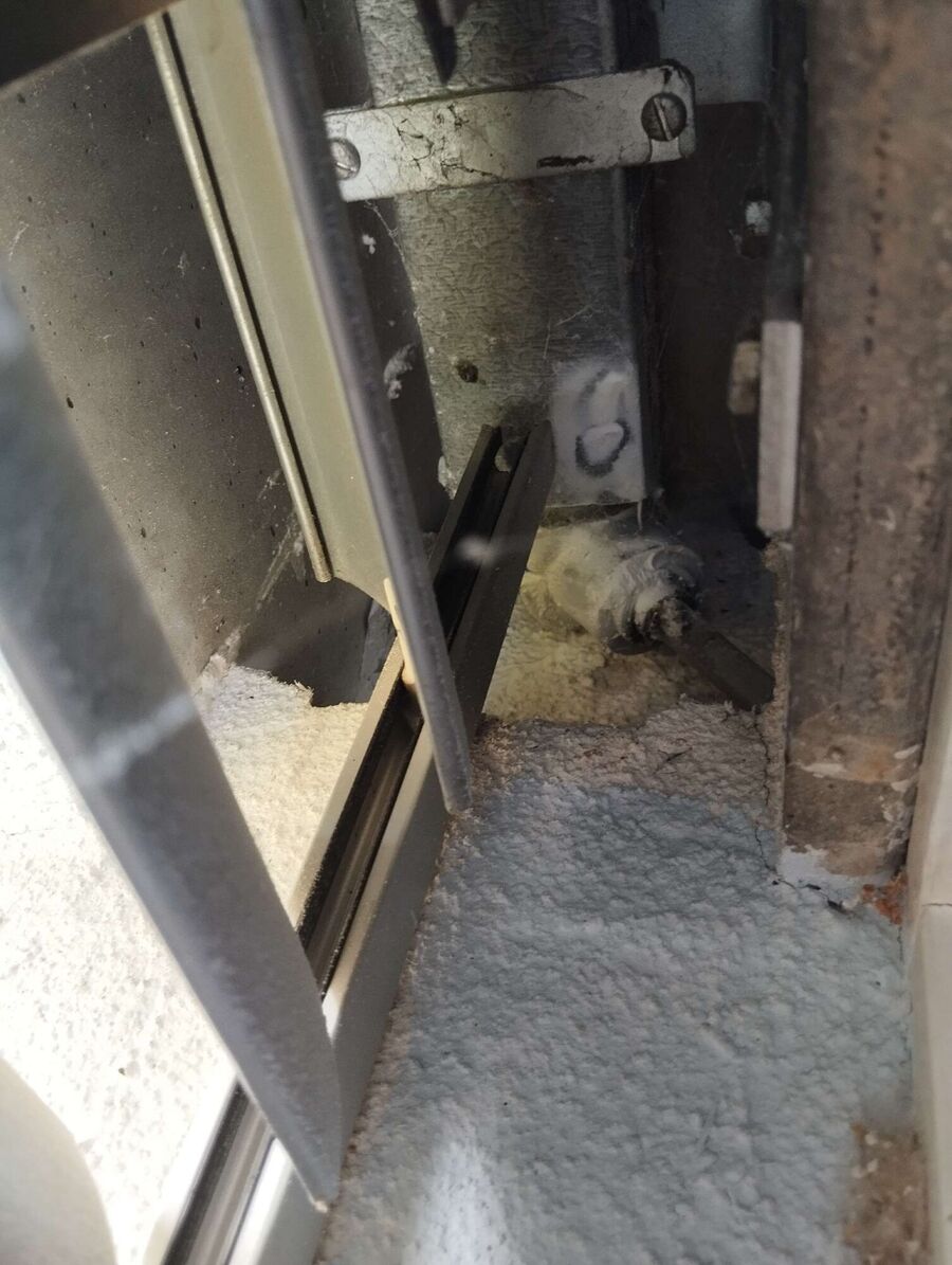 Bee nest at the house remove